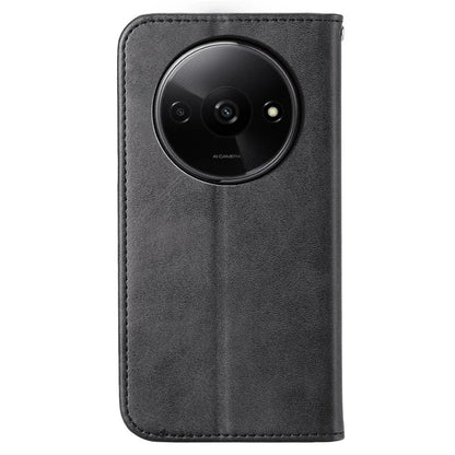 For Xiaomi Redmi A3 Case PU Leather+TPU Rhombus Imprinted Phone Cover Wallet