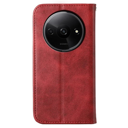For Xiaomi Redmi A3 Case PU Leather+TPU Rhombus Imprinted Phone Cover Wallet