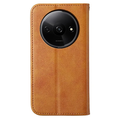 For Xiaomi Redmi A3 Case PU Leather+TPU Rhombus Imprinted Phone Cover Wallet