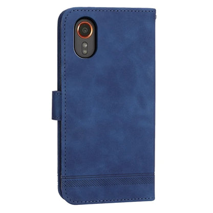 DIERFENG DF-03 for Samsung Galaxy Xcover 7 Cases Imprinted Wallet Stand Mobile Leather Case