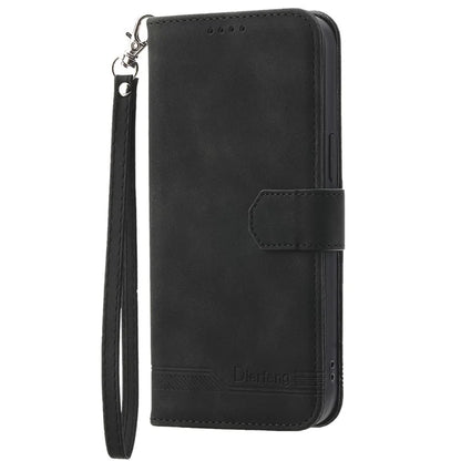 DIERFENG DF-03 for Samsung Galaxy Xcover 7 Cases Imprinted Wallet Stand Mobile Leather Case