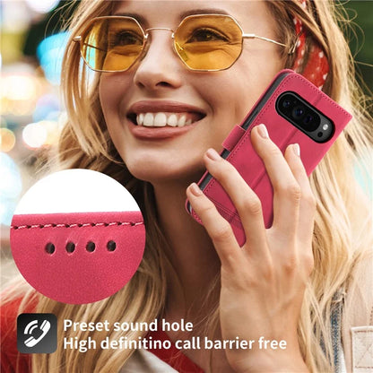 DIERFENG DF-03 Flip Wallet Cover for Google Pixel 9 Pro Cases Imprinted Stand Mobile Leather Shell
