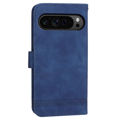DIERFENG DF-03 Flip Wallet Cover for Google Pixel 9 Pro Cases Imprinted Stand Mobile Leather Shell