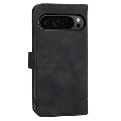 DIERFENG DF-03 Flip Wallet Cover for Google Pixel 9 Pro Cases Imprinted Stand Mobile Leather Shell