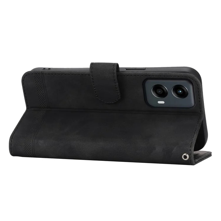 DIERFENG DF-03 For Motorola Moto G Stylus 5G (2024) Cases Imprinted Wallet Stand Leather Mobile Cover