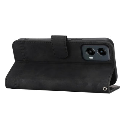DIERFENG DF-03 For Motorola Moto G Stylus 5G (2024) Cases Imprinted Wallet Stand Leather Mobile Cover