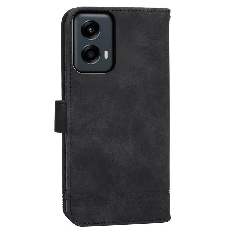 DIERFENG DF-03 For Motorola Moto G Stylus 5G (2024) Cases Imprinted Wallet Stand Leather Mobile Cover
