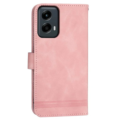 DIERFENG DF-03 For Motorola Moto G Stylus 5G (2024) Cases Imprinted Wallet Stand Leather Mobile Cover