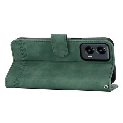 DIERFENG DF-03 For Motorola Moto G Stylus 5G (2024) Cases Imprinted Wallet Stand Leather Mobile Cover
