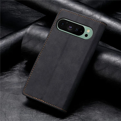 DF-05 For Google Pixel 9 Wallet Phone Case Anti-Drop Leather Flip Cover