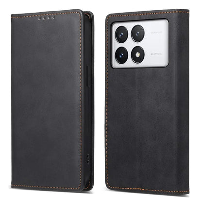 DF-05 For Xiaomi Poco X6 Pro 5G / Redmi K70E 5G Case RFID Blocking Leather Wallet Phone Cover
