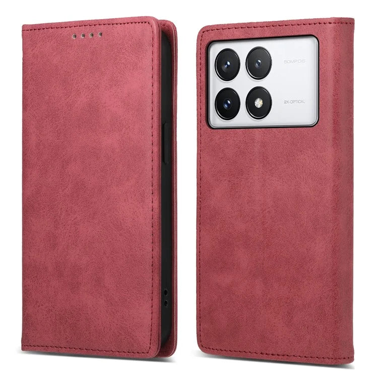 DF-05 For Xiaomi Poco X6 Pro 5G / Redmi K70E 5G Case RFID Blocking Leather Wallet Phone Cover