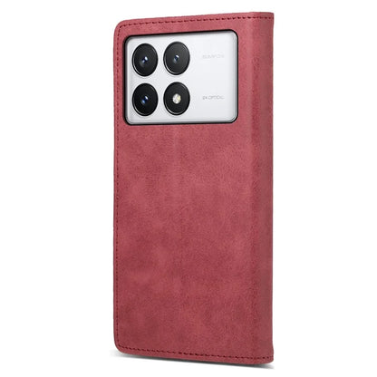 DF-05 For Xiaomi Poco X6 Pro 5G / Redmi K70E 5G Case RFID Blocking Leather Wallet Phone Cover