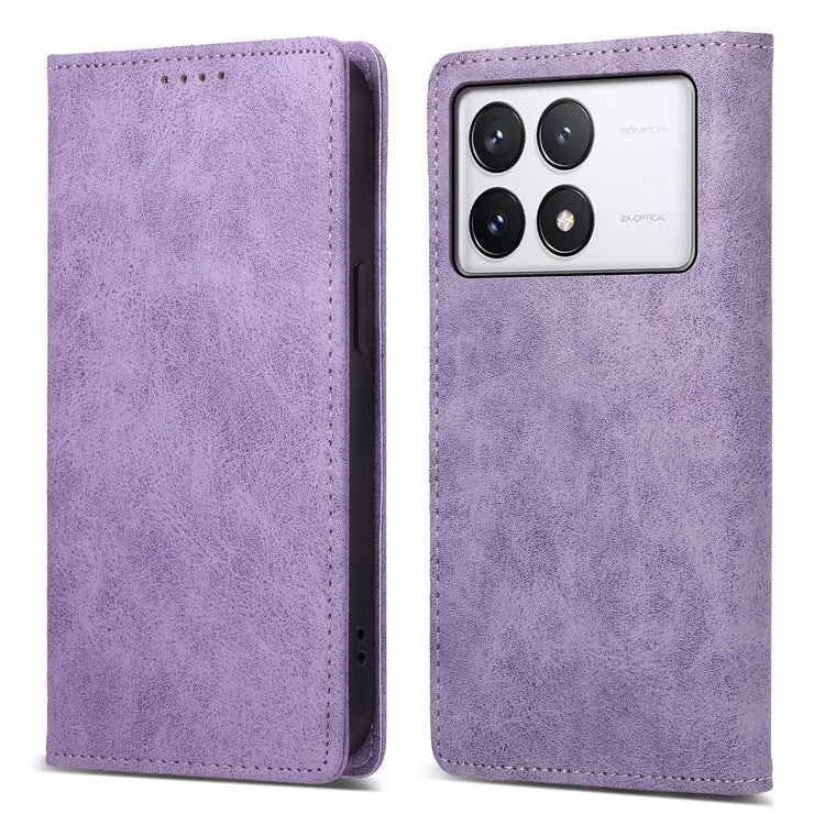 DF-05 For Xiaomi Poco X6 Pro 5G / Redmi K70E 5G Case RFID Blocking Leather Wallet Phone Cover