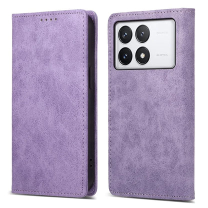 DF-05 For Xiaomi Poco X6 Pro 5G / Redmi K70E 5G Case RFID Blocking Leather Wallet Phone Cover