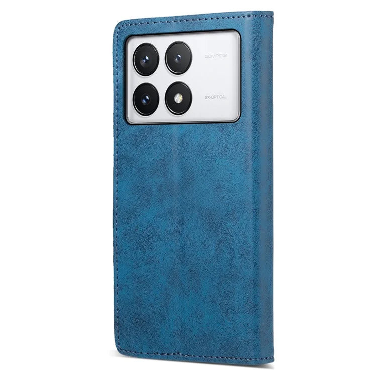DF-05 For Xiaomi Poco X6 Pro 5G / Redmi K70E 5G Case RFID Blocking Leather Wallet Phone Cover