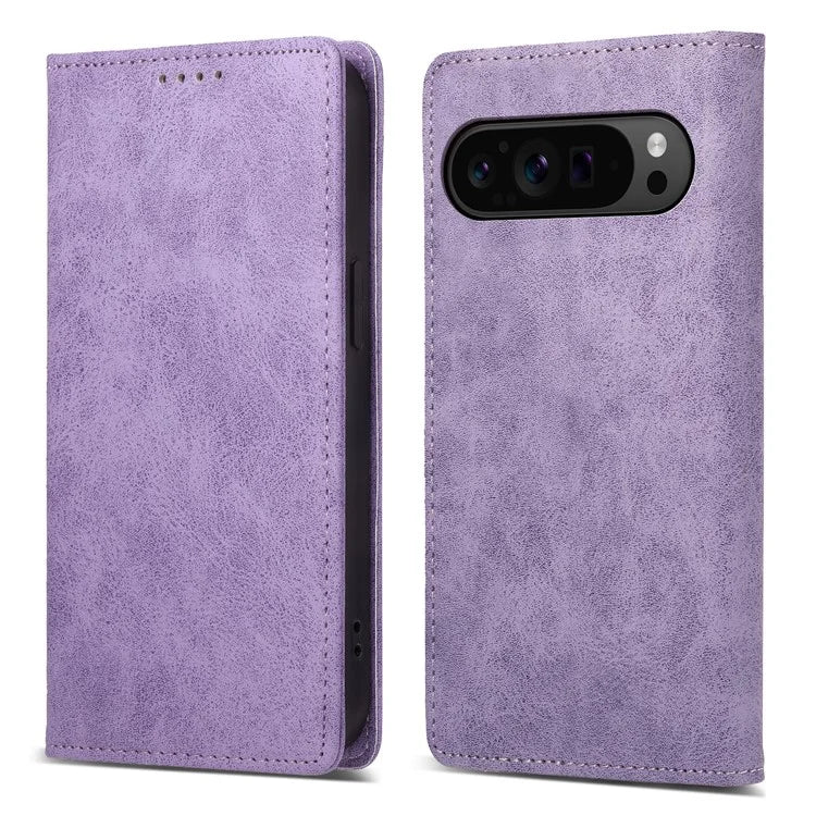 DF-05 For Google Pixel 9 Pro Wallet Case Anti-Scratch Leather Flip Phone Cover