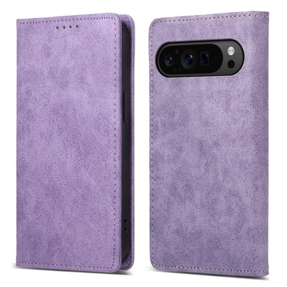 DF-05 For Google Pixel 9 Pro Wallet Case Anti-Scratch Leather Flip Phone Cover