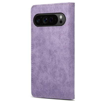 DF-05 For Google Pixel 9 Pro Wallet Case Anti-Scratch Leather Flip Phone Cover