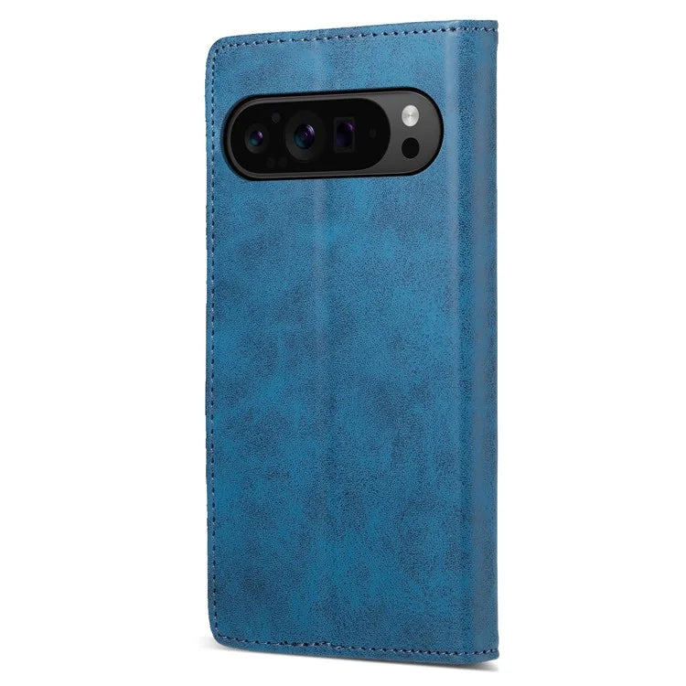 DF-05 For Google Pixel 9 Pro Wallet Case Anti-Scratch Leather Flip Phone Cover