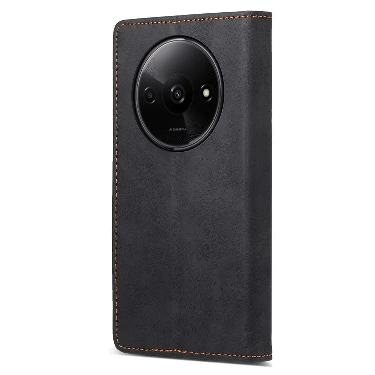 DF-05 For Xiaomi Redmi A3 Case Leather Wallet Phone Case with RFID Blocking