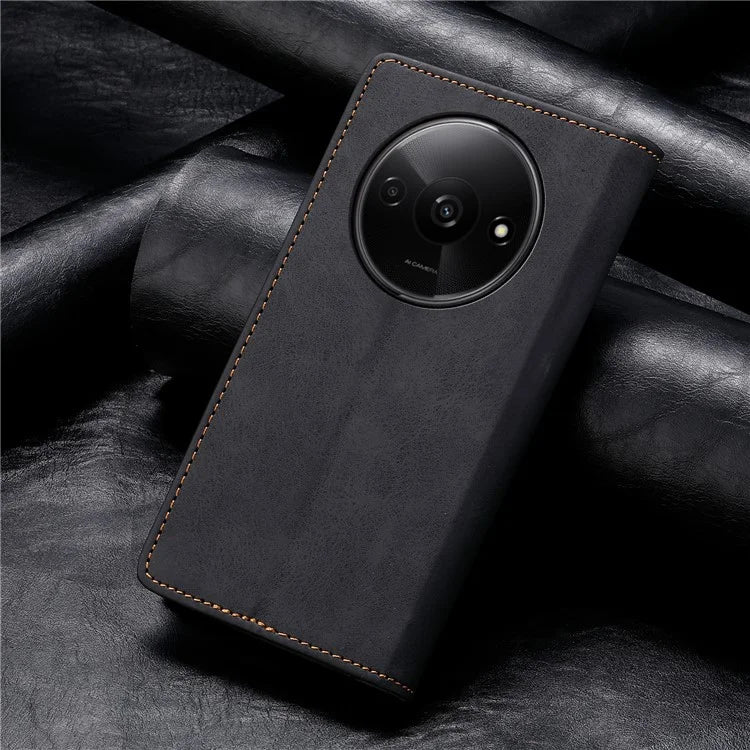 DF-05 For Xiaomi Redmi A3 Case Leather Wallet Phone Case with RFID Blocking