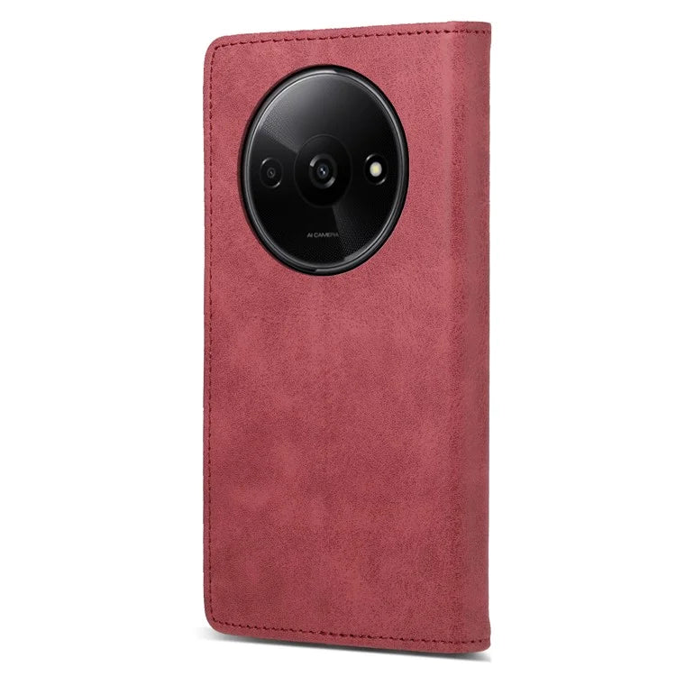 DF-05 For Xiaomi Redmi A3 Case Leather Wallet Phone Case with RFID Blocking