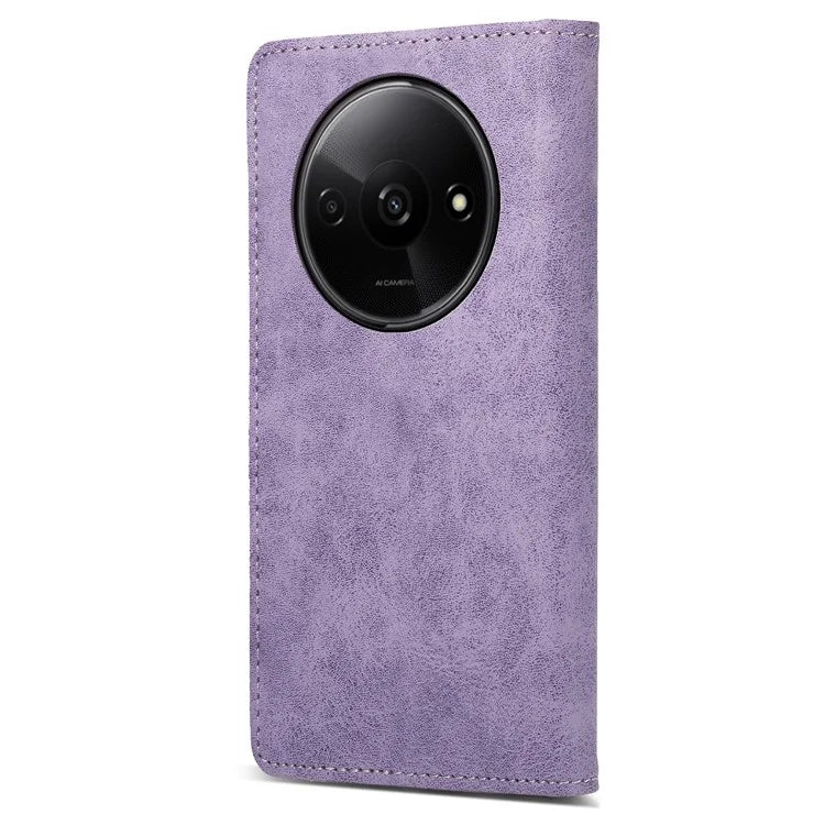 DF-05 For Xiaomi Redmi A3 Case Leather Wallet Phone Case with RFID Blocking
