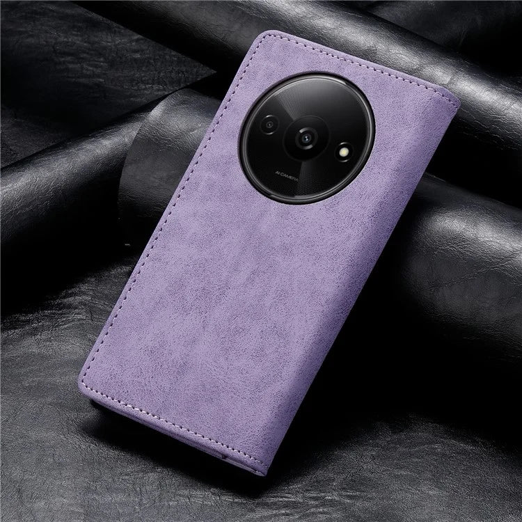 DF-05 For Xiaomi Redmi A3 Case Leather Wallet Phone Case with RFID Blocking