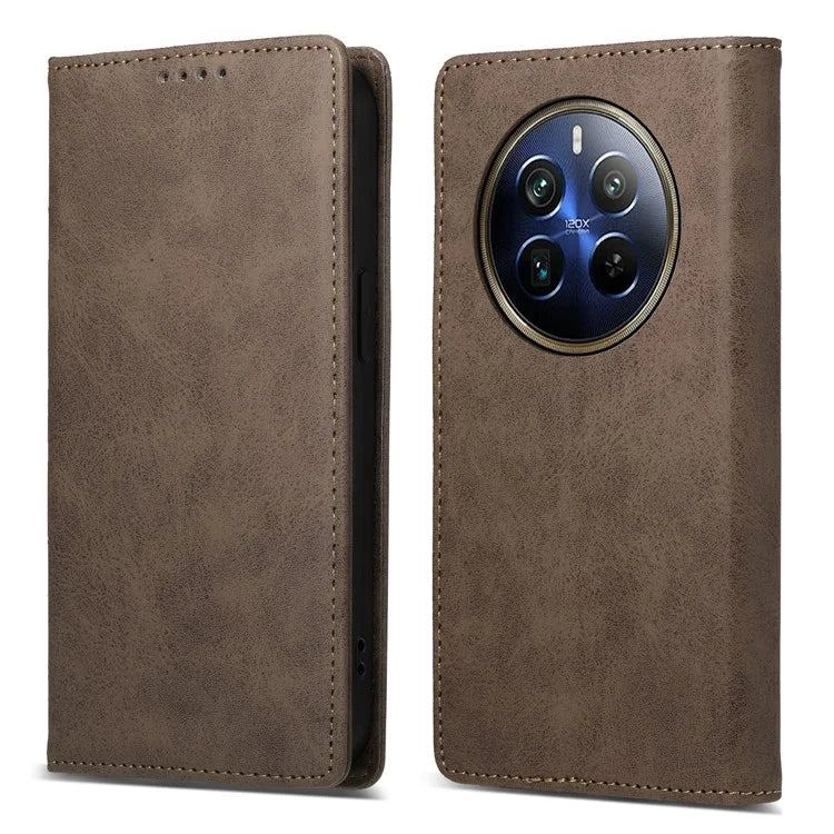 DF-05 For Realme 12 Pro 5G / 12 Pro+ 5G Wallet Case Anti-Drop Leather Flip Phone Cover