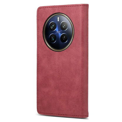 DF-05 For Realme 12 Pro 5G / 12 Pro+ 5G Wallet Case Anti-Drop Leather Flip Phone Cover
