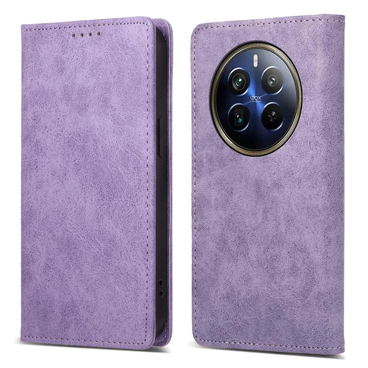 DF-05 For Realme 12 Pro 5G / 12 Pro+ 5G Wallet Case Anti-Drop Leather Flip Phone Cover
