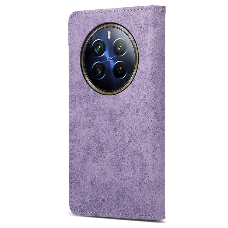 DF-05 For Realme 12 Pro 5G / 12 Pro+ 5G Wallet Case Anti-Drop Leather Flip Phone Cover