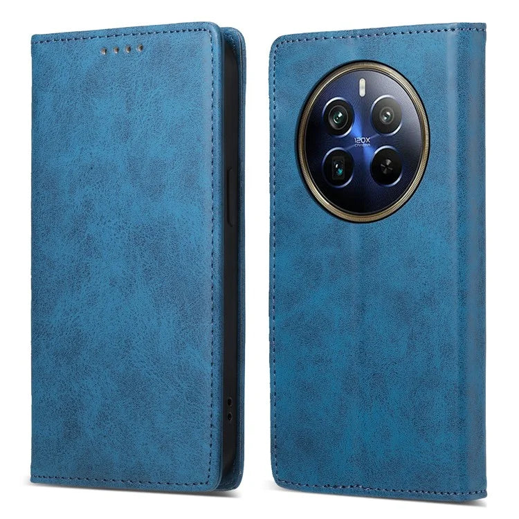 DF-05 For Realme 12 Pro 5G / 12 Pro+ 5G Wallet Case Anti-Drop Leather Flip Phone Cover