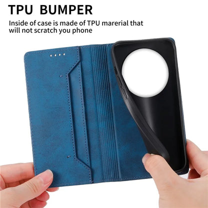 DF-05 For Realme 12 Pro 5G / 12 Pro+ 5G Wallet Case Anti-Drop Leather Flip Phone Cover