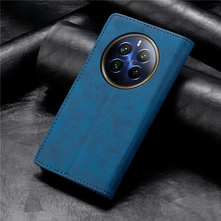 DF-05 For Realme 12 Pro 5G / 12 Pro+ 5G Wallet Case Anti-Drop Leather Flip Phone Cover