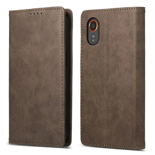DF-05 For Samsung Galaxy Xcover 7 Leather Case Shockproof Wallet Phone Cover