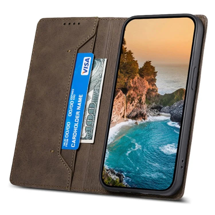 DF-05 For Samsung Galaxy Xcover 7 Leather Case Shockproof Wallet Phone Cover