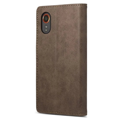 DF-05 For Samsung Galaxy Xcover 7 Leather Case Shockproof Wallet Phone Cover