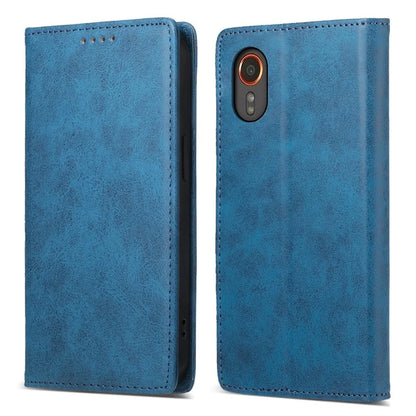DF-05 For Samsung Galaxy Xcover 7 Leather Case Shockproof Wallet Phone Cover