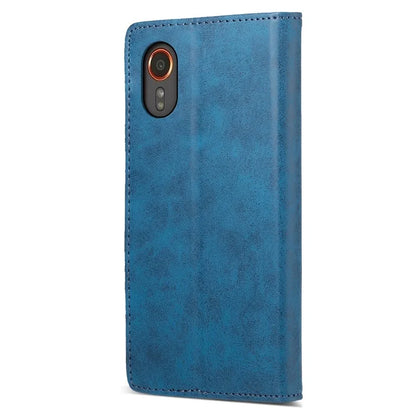 DF-05 For Samsung Galaxy Xcover 7 Leather Case Shockproof Wallet Phone Cover