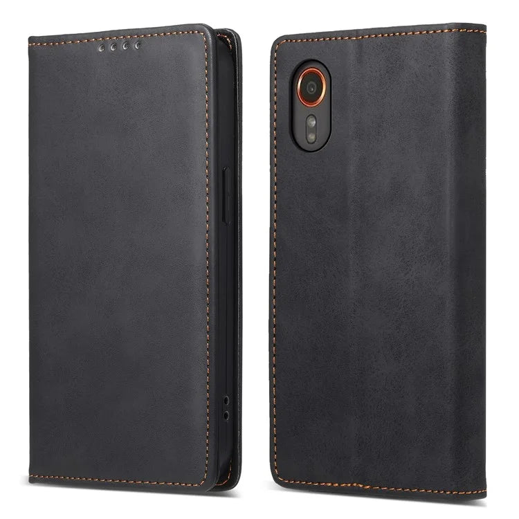 DF-05 For Samsung Galaxy Xcover 7 Leather Case Shockproof Wallet Phone Cover