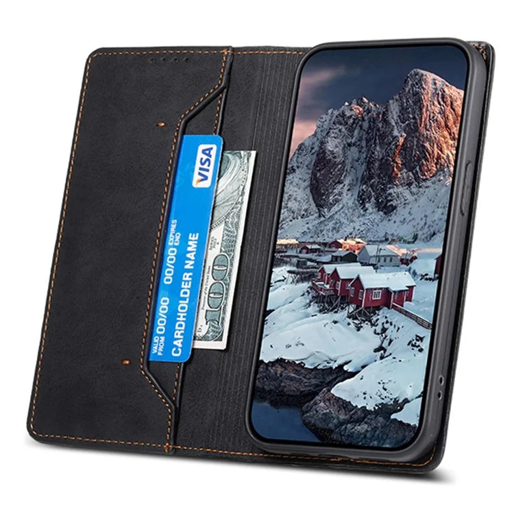 DF-05 For Samsung Galaxy Xcover 7 Leather Case Shockproof Wallet Phone Cover