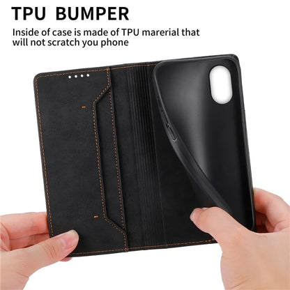 DF-05 For Samsung Galaxy Xcover 7 Leather Case Shockproof Wallet Phone Cover