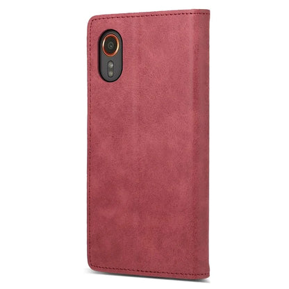DF-05 For Samsung Galaxy Xcover 7 Leather Case Shockproof Wallet Phone Cover