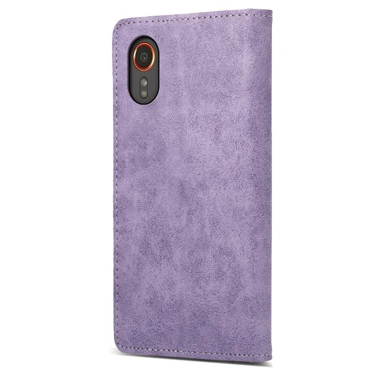 DF-05 For Samsung Galaxy Xcover 7 Leather Case Shockproof Wallet Phone Cover