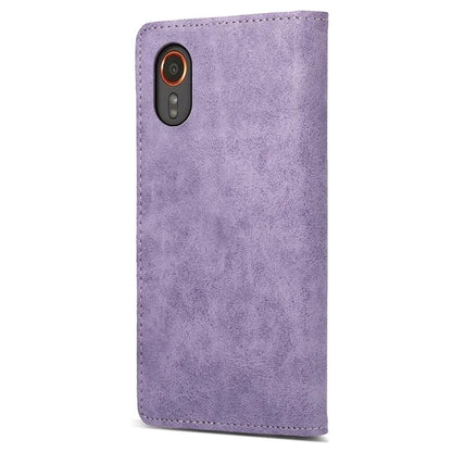 DF-05 For Samsung Galaxy Xcover 7 Leather Case Shockproof Wallet Phone Cover