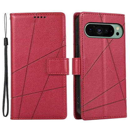 DF-06 For Motorola Moto G Stylus 5G (2024) Case PU Leather Line Imprinted Flip Phone Cover with Wallet