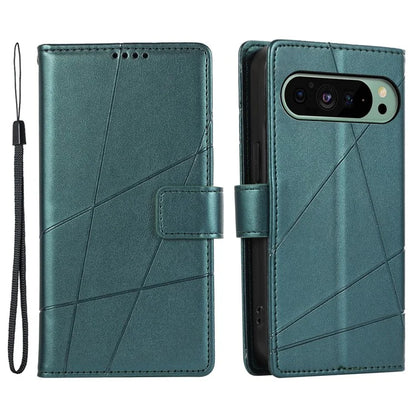 DF-06 For Motorola Moto G Stylus 5G (2024) Case PU Leather Line Imprinted Flip Phone Cover with Wallet