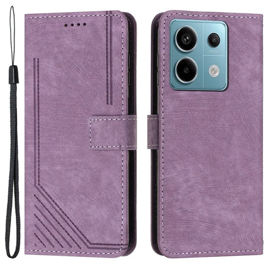 For Xiaomi Redmi Note 13 Pro 4G / Poco M6 Pro 4G Case Leather Skin Touch Feeling Phone Cover